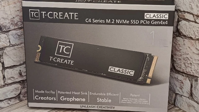 Обзор T-CREATE C4 Series M.2 NVMe SSD PCIe Gen4x4 1 TB: баланс производительности и цены для творчества и игр  