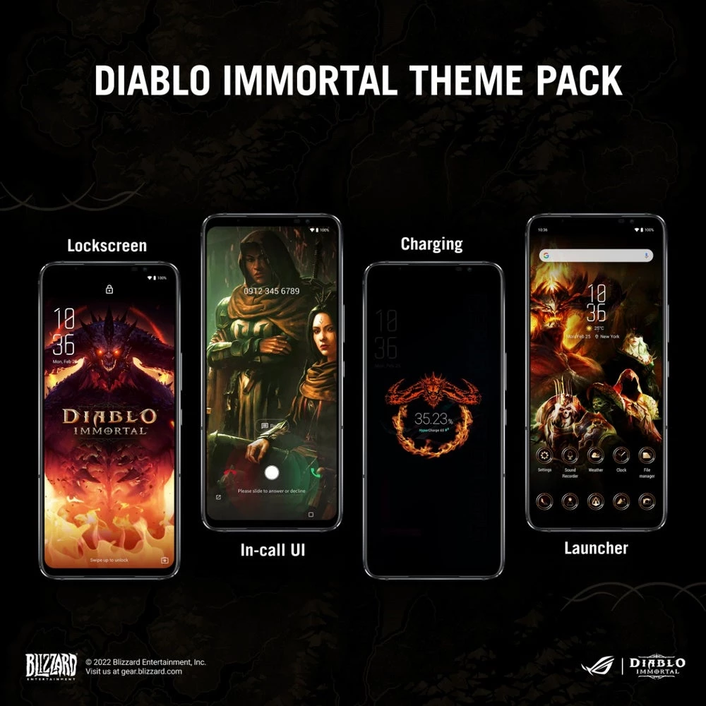 ROG Phone 6 в стиле Diablo Immortal | GoHa.Ru