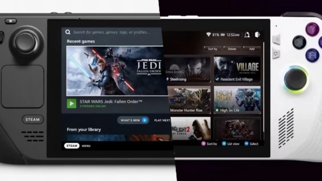 ASUS ROG Ally и Steam Deck сравнили напрямую