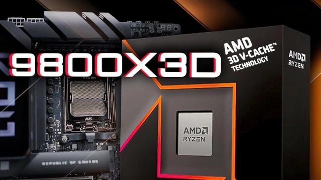 AMD Ryzen 7 9800X3D до 25% быстрее 7800X3D и в многопотоке близок к i7-14700K