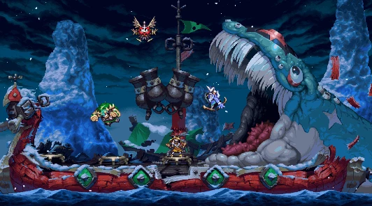 Анонсирована новая кооперативная игра Vikings on Trampolines от авторов Owlboy