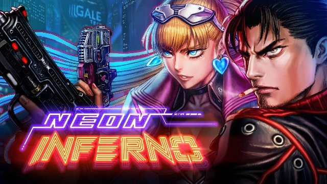 Состоялся анонс киберпанкового  "беги и стреляй" сайдскроллера Neon Inferno