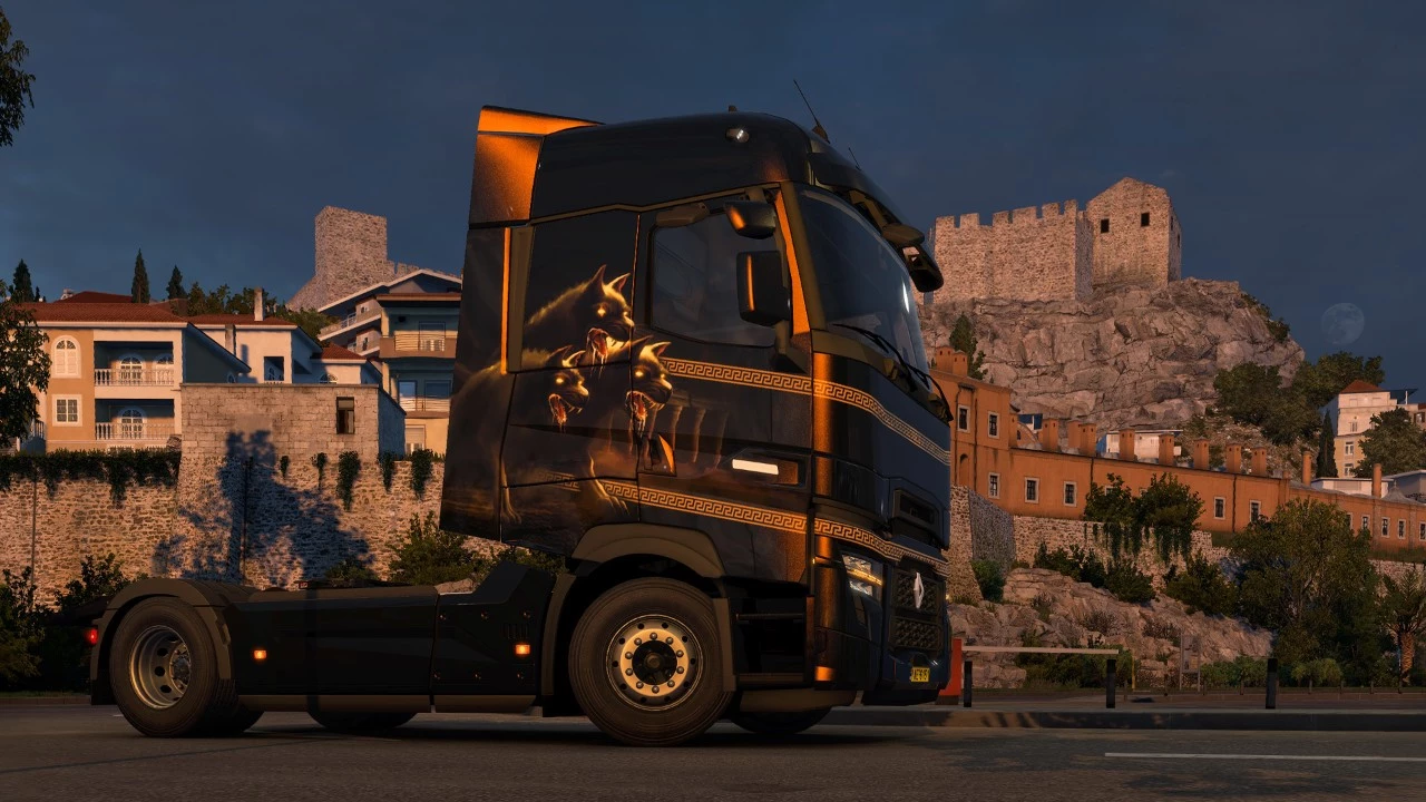 Для симулятора Euro Truck Simulator 2 вышло DLC Greek Mythology Pack