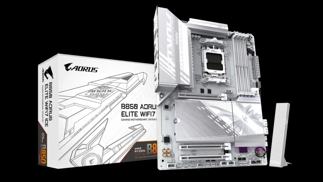 B850 AORUS ELITE WIFI7 ICE – Белая эволюция для геймеров и энтузиастов