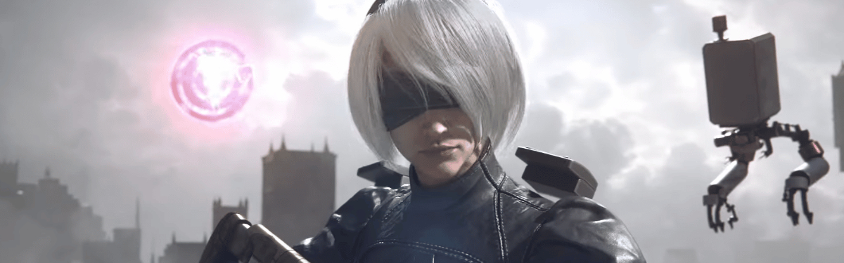 Очень большая фигурка обзор статуи андроида 2b из игры nier automata в масштабе 1 4