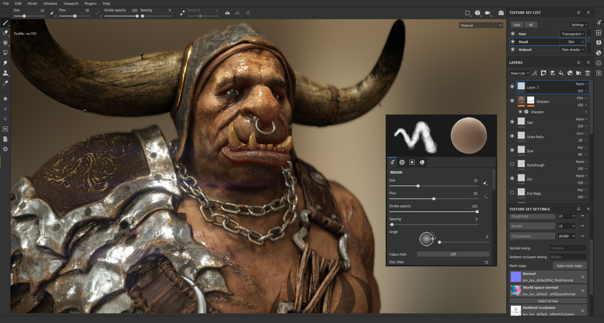 Substance painter кисть не рисует