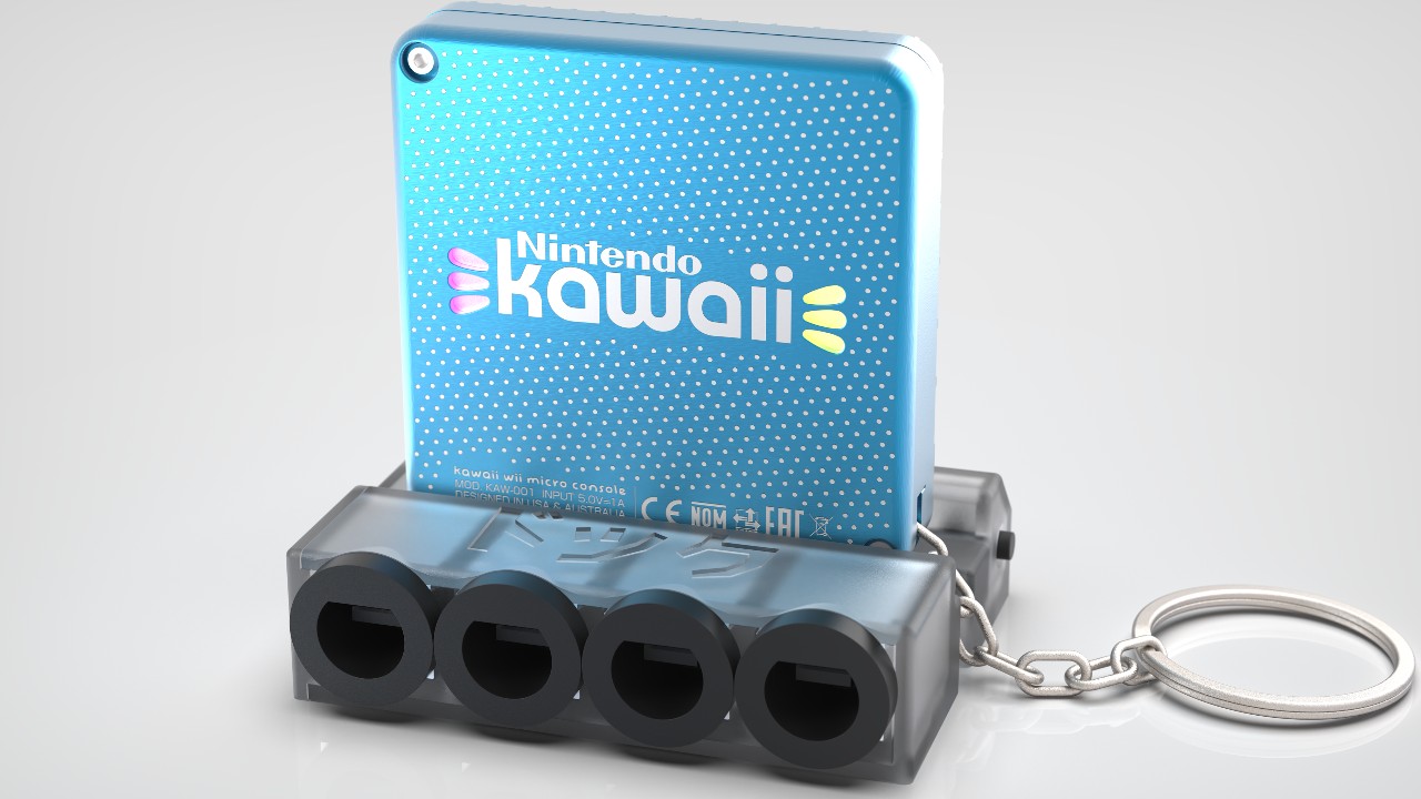 Nintendo Kawaii — рабочая консоль Wii с размерами брелка для ключей