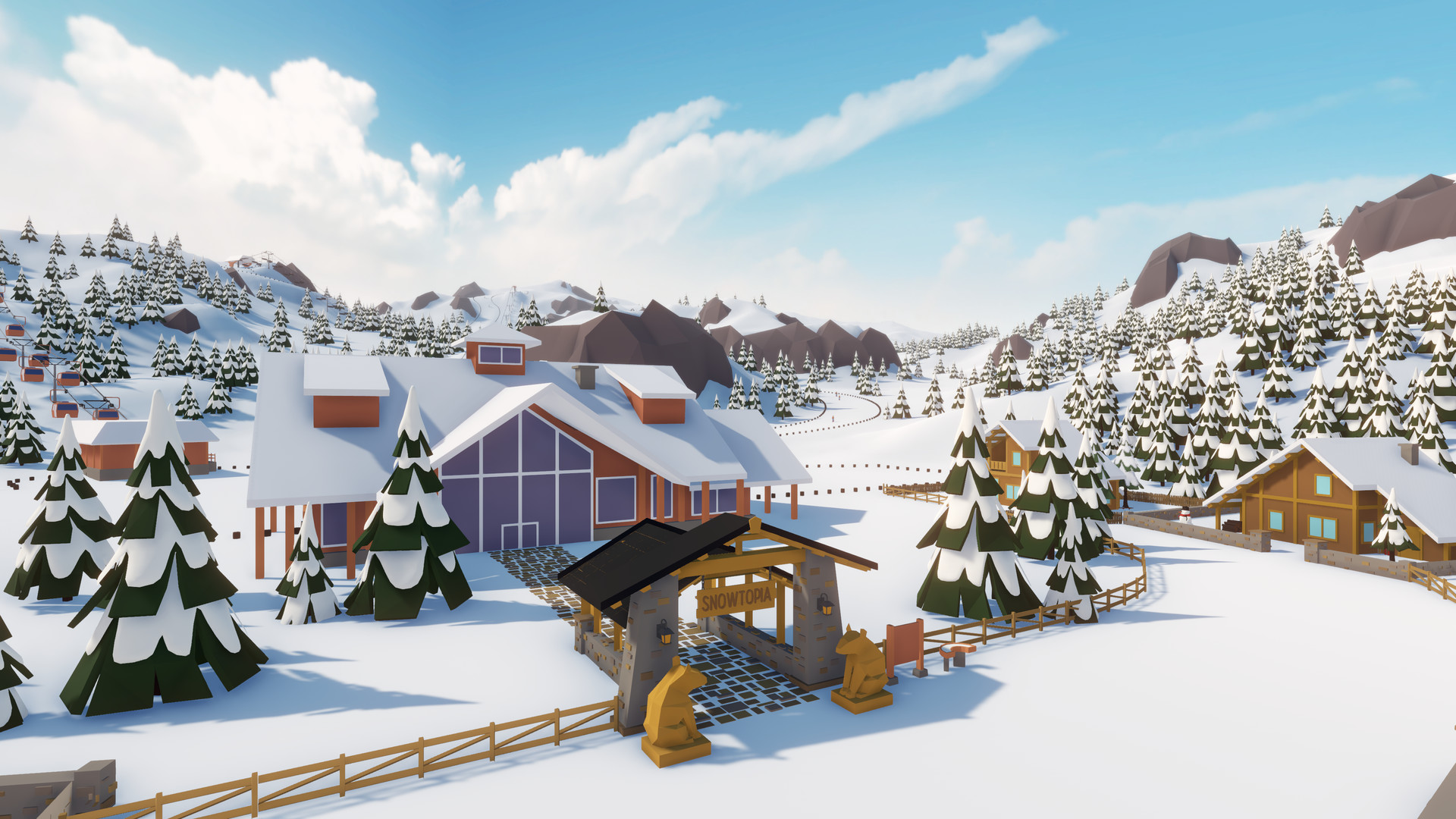 Игры похожие на Snowtopia: Ski Resort Builder - список топ игр