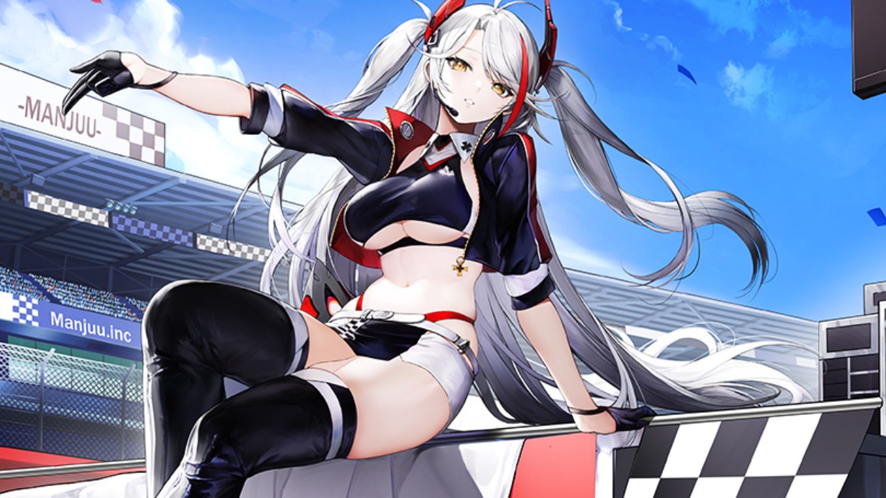 Горячая Ойген из Azur Lane получила новую фигурку в гоночном наряде