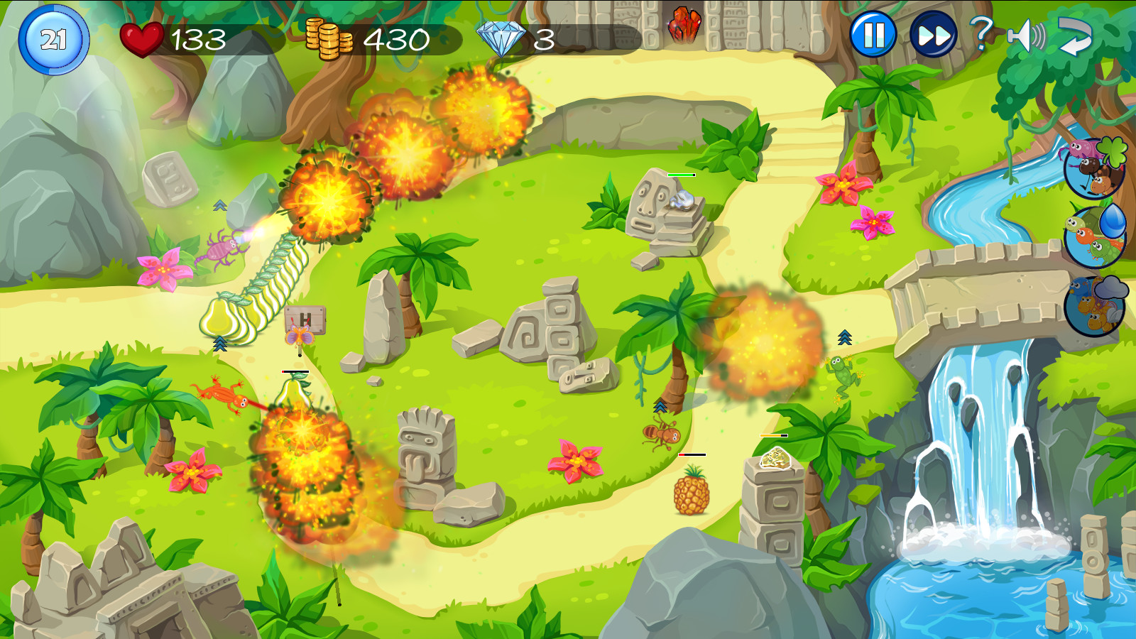 Fruit tower defense. Игры в стиле Defense Tower для детей. Защита башни овощи. Игра защита башни рисунок. Раскраска защита башни игра.