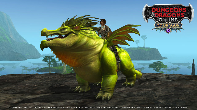 В Dungeons and Dragons Online раздают зеленого дракона