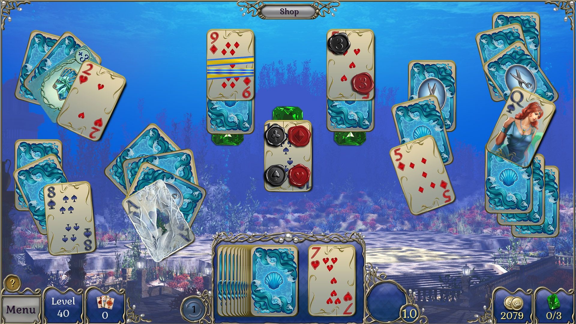 Игры похожие на Jewel Match Atlantis Solitaire 2 - Collectors Edition -  список топ игр