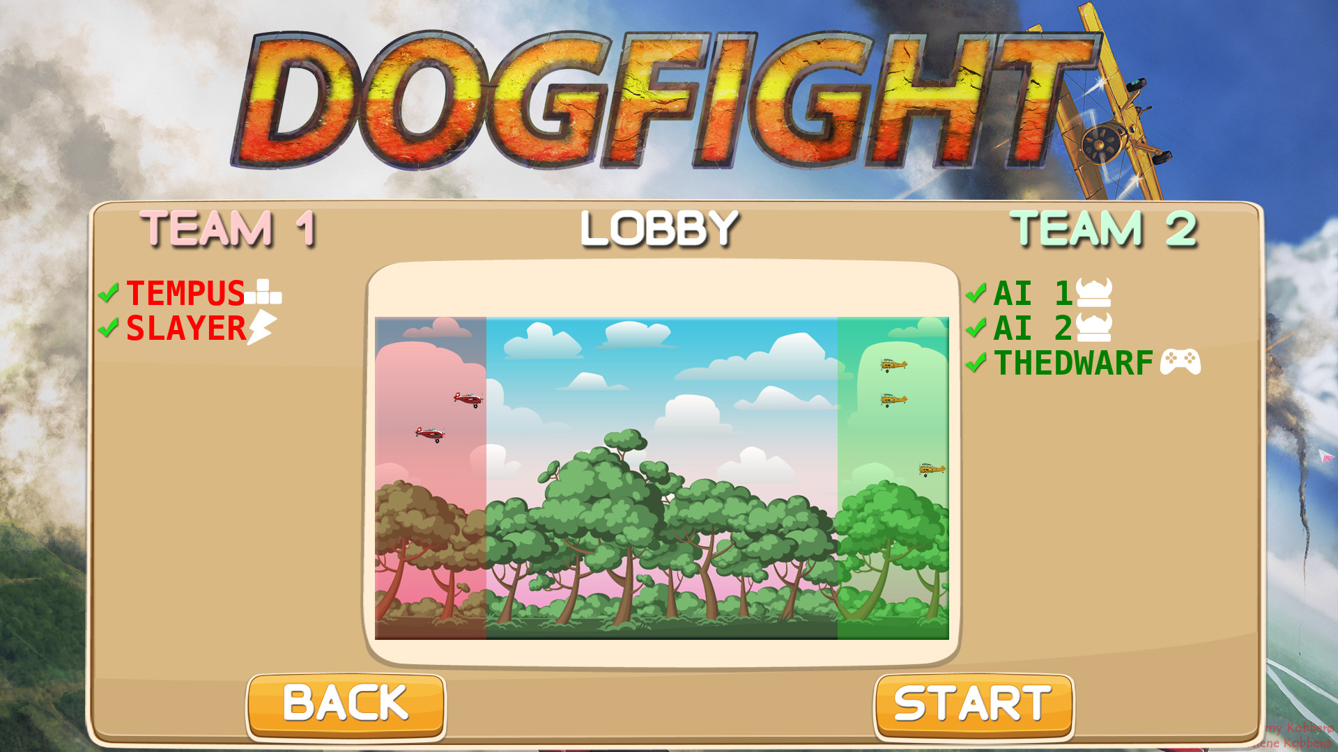 Игры похожие на Dog Fight Super Ultra Deluxe - список топ игр