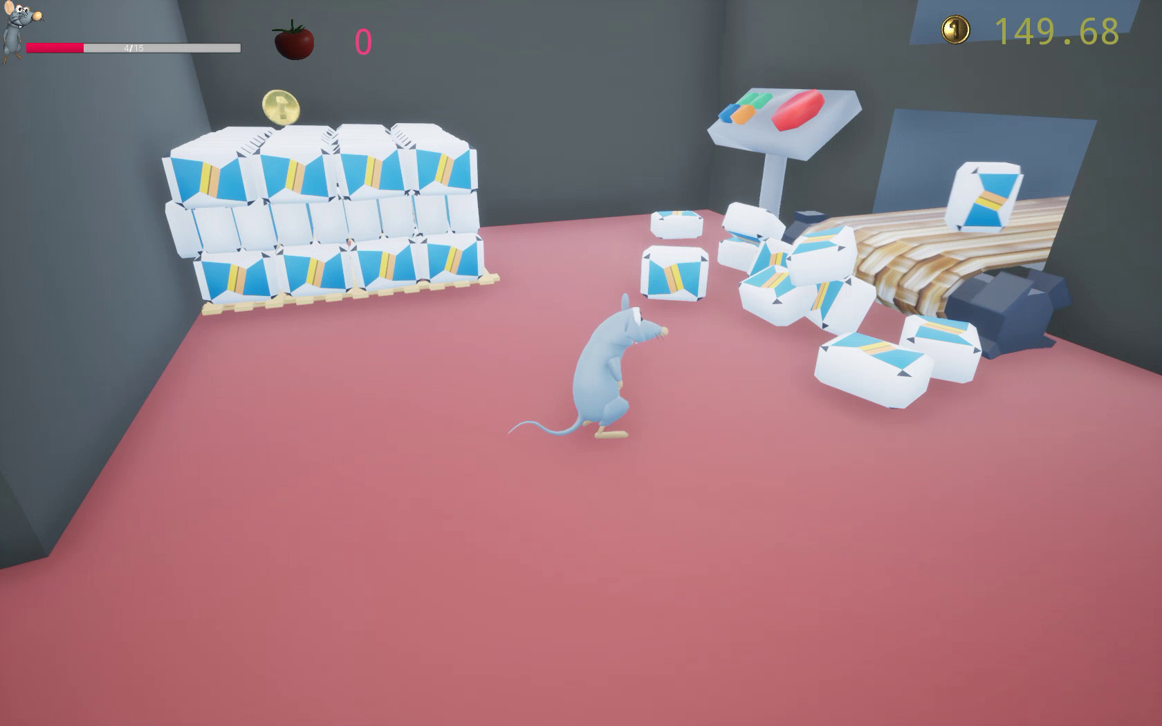 Mouse adventure. Cake Mouse VR игра.