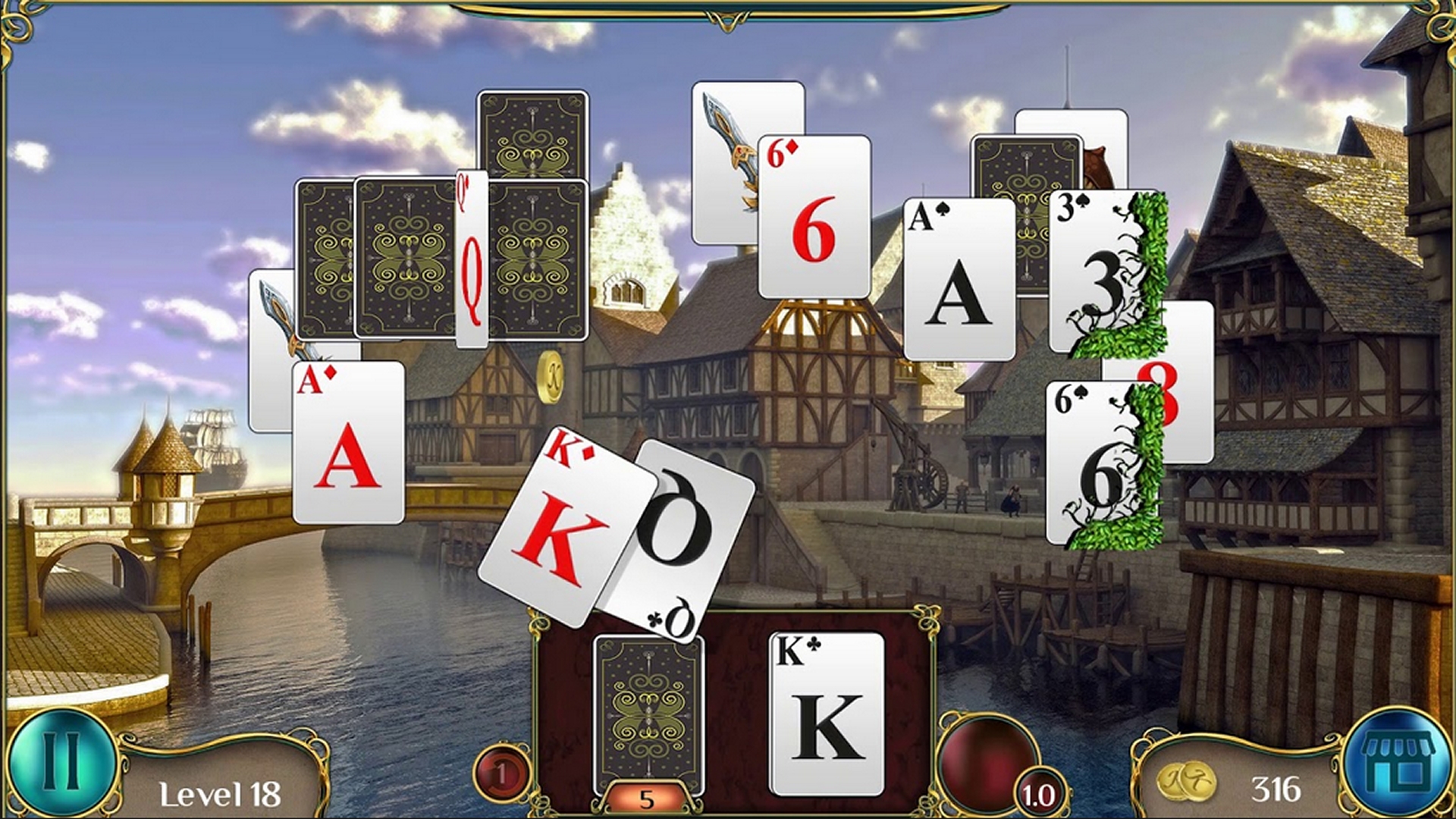 Игры похожие на The Far Kingdoms: Awakening Solitaire - список топ игр