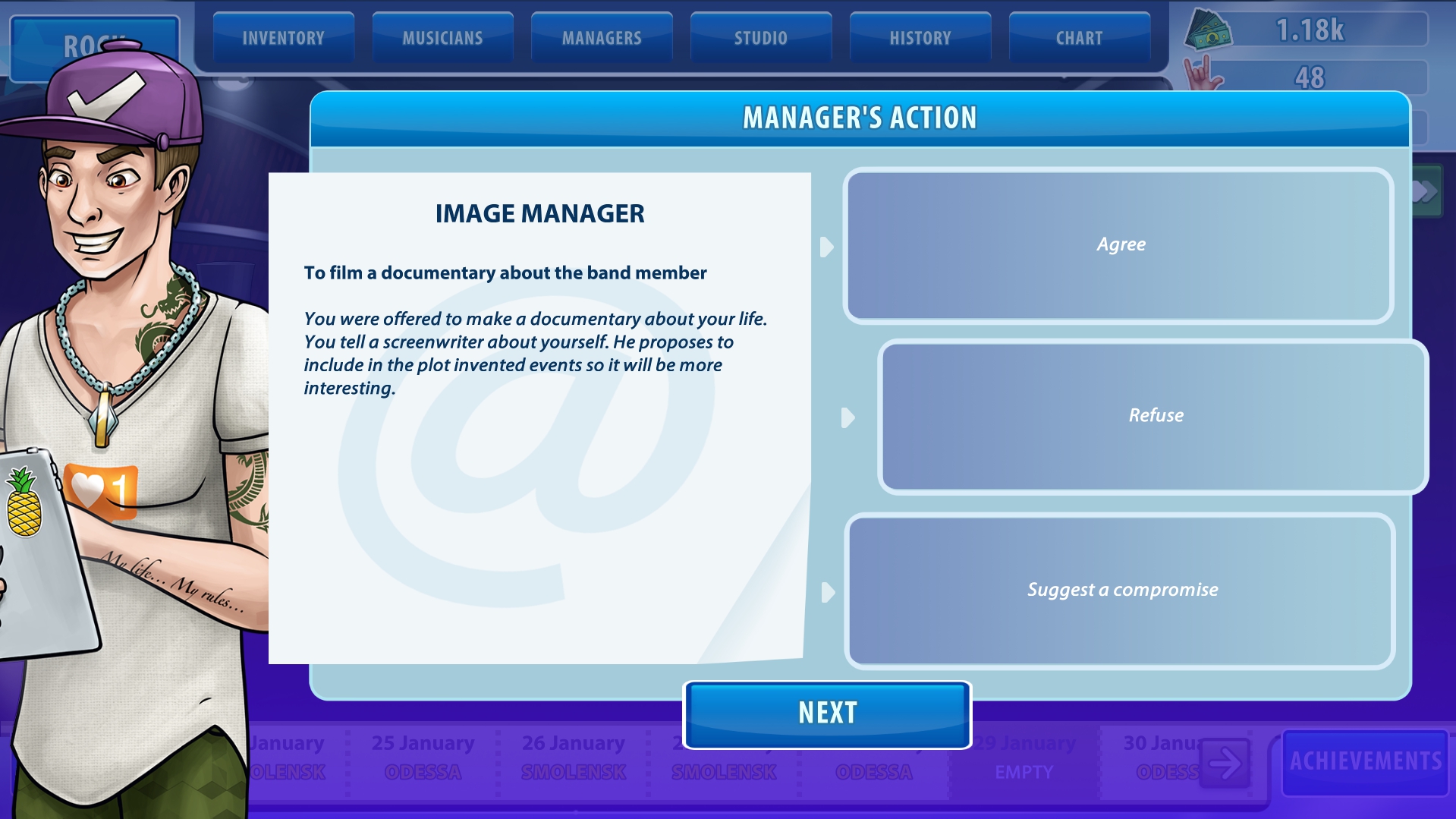 Игры похожие на Music Band Manager - список топ игр