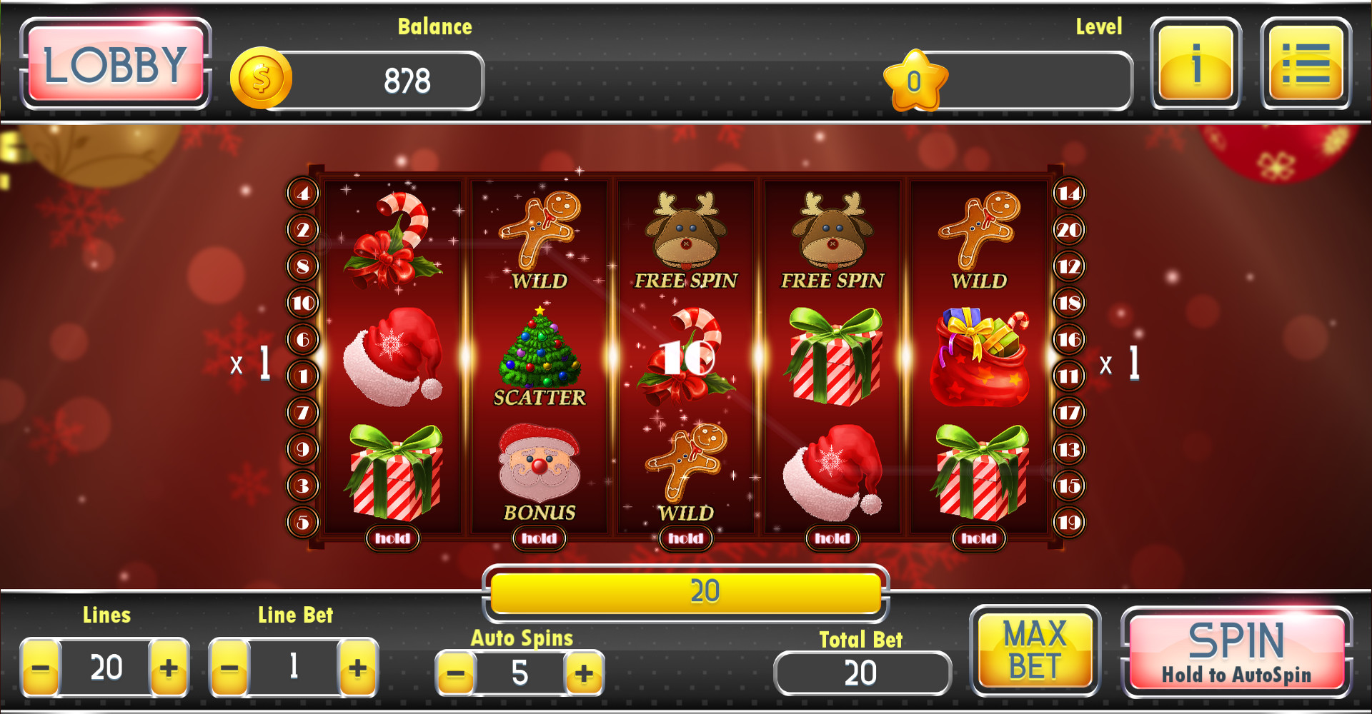 Christmas Slots - Casino Game - обзор и оценки, описание, новости, вся  информация